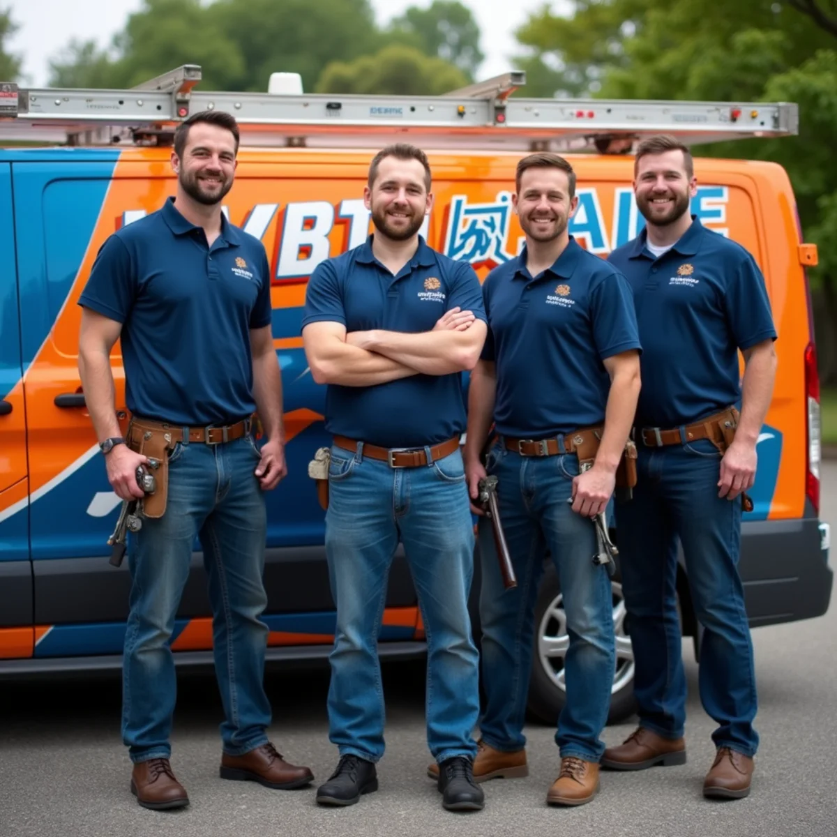 The Werth-Aire team, a locally owned Pittsburgh HVAC company