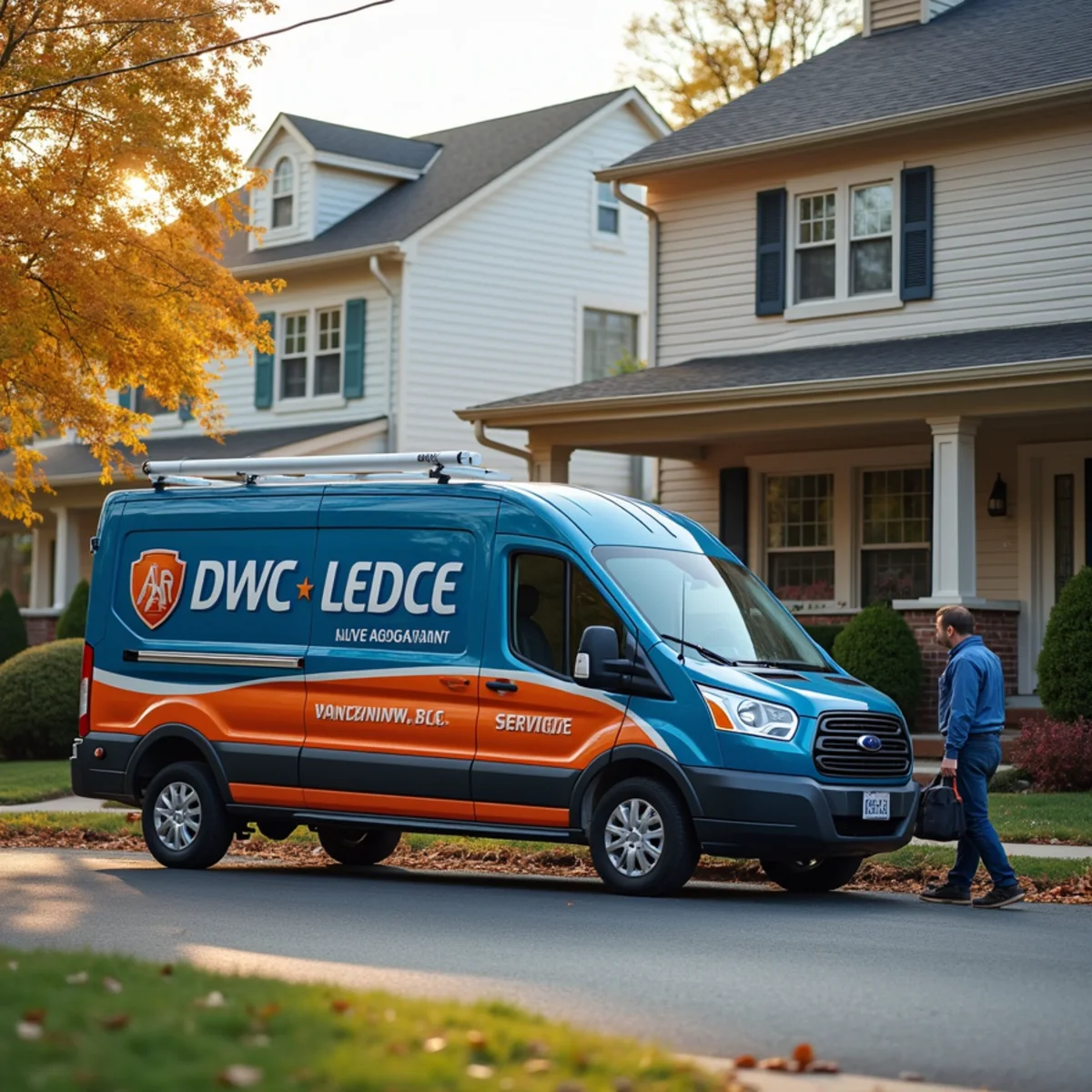 Werth-Aire technician installing a ductless system in a historic Aspinwall, PA home