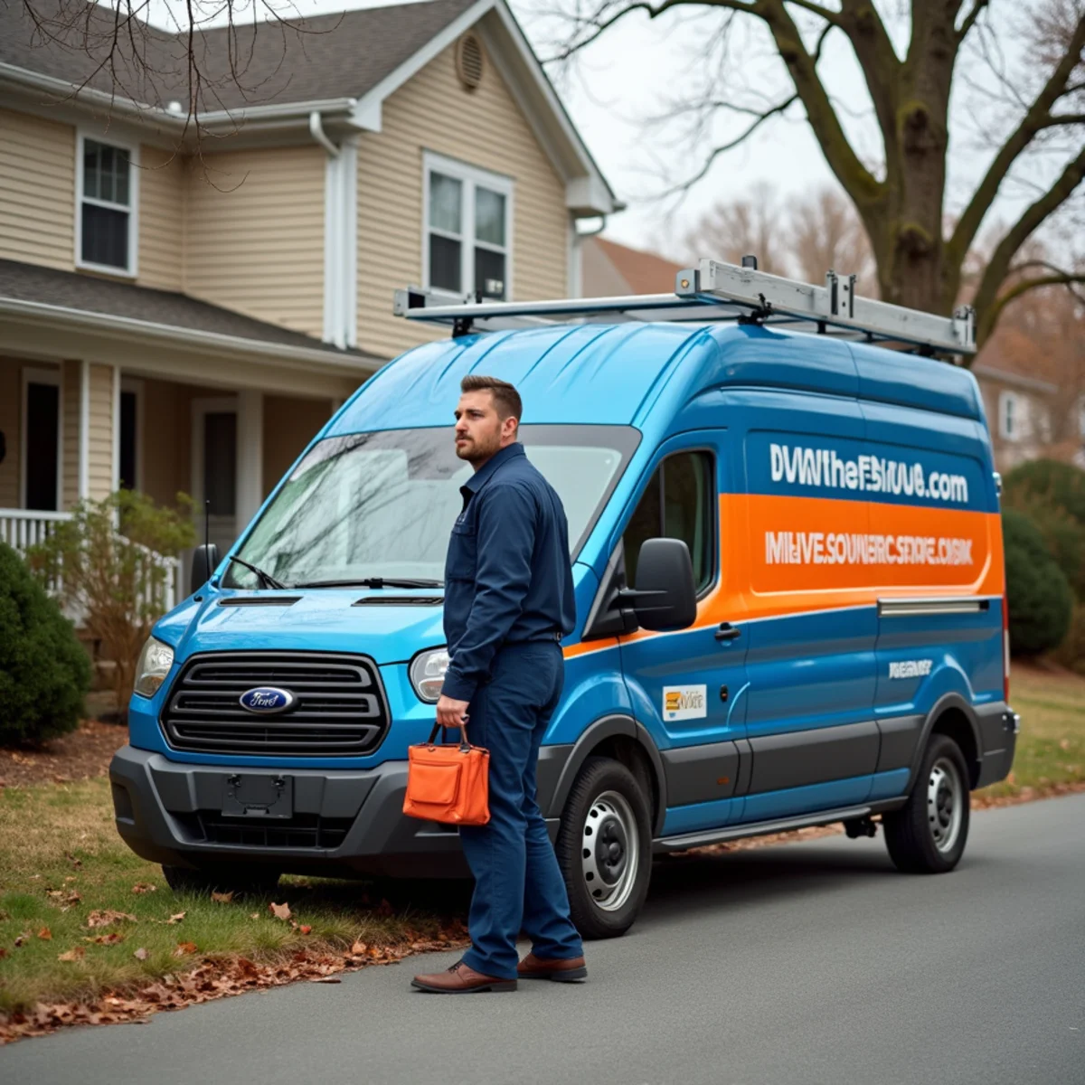 Werth-Aire technician repairing a boiler in a historic Butler, PA home