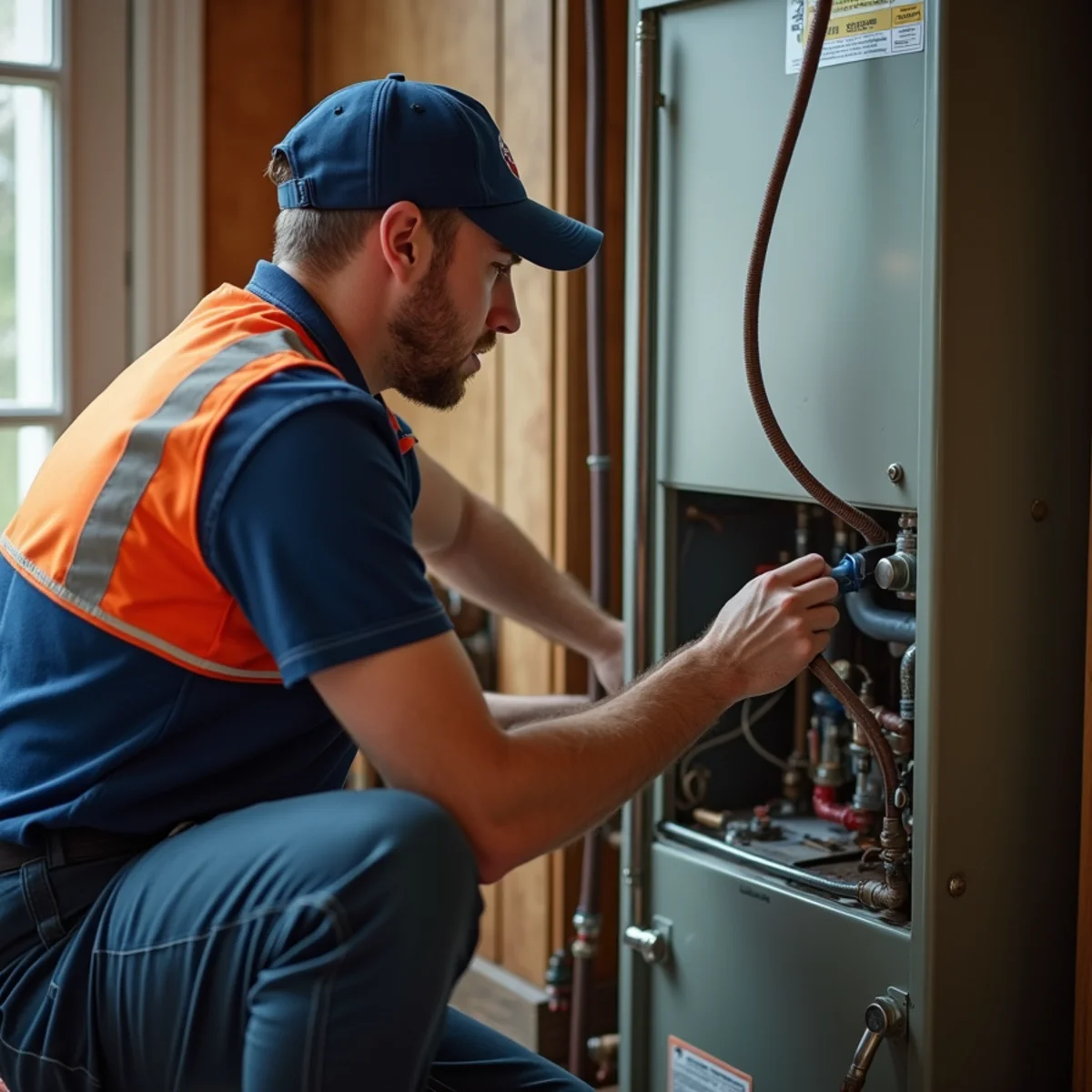 HVAC service at a Munhall, PA home by Werth-Aire