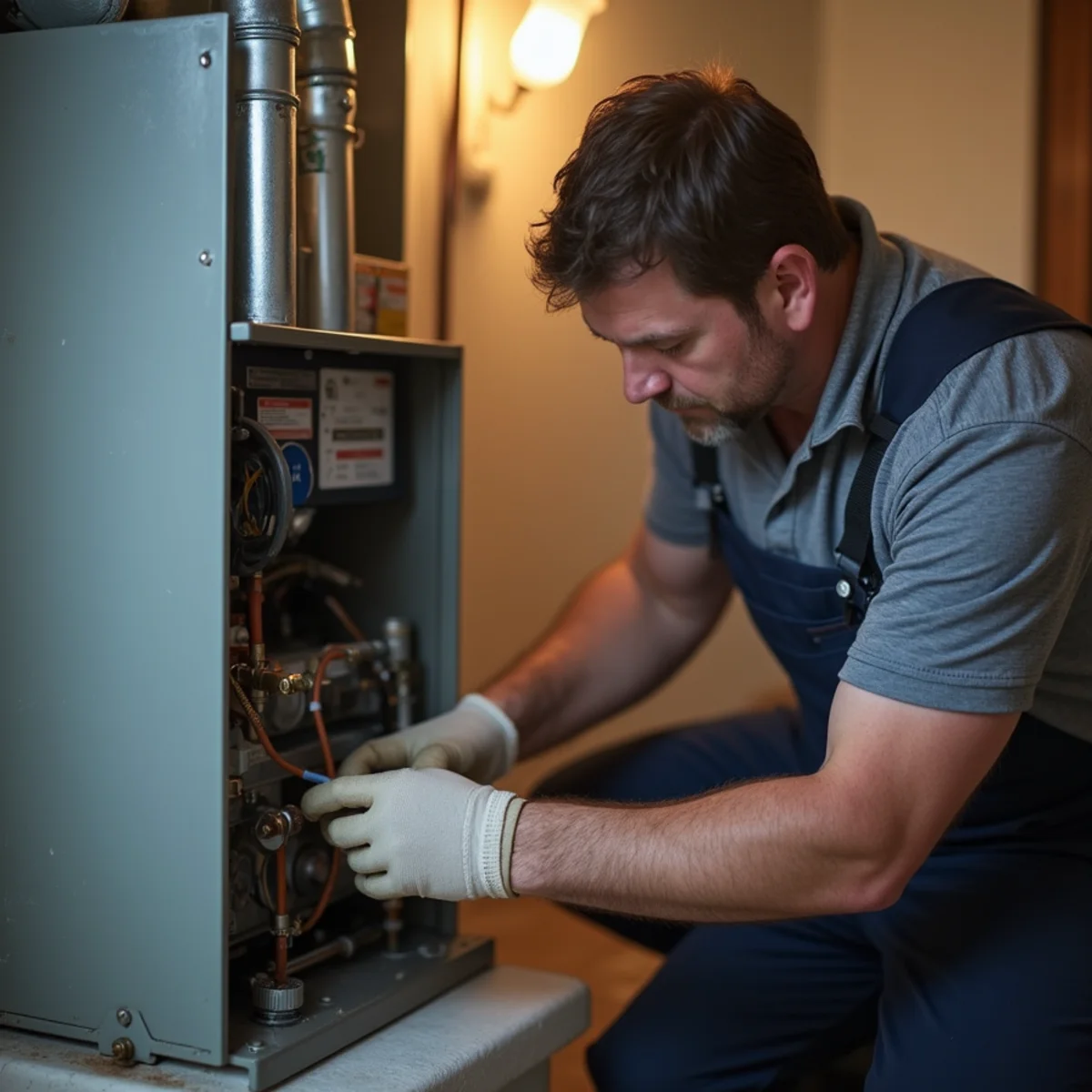 HVAC service at a New Kensington, PA home by Werth-Aire