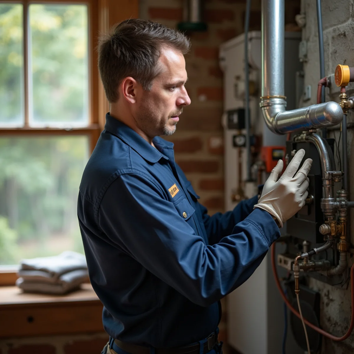 HVAC service at a Sewickley, PA home by Werth-Aire
